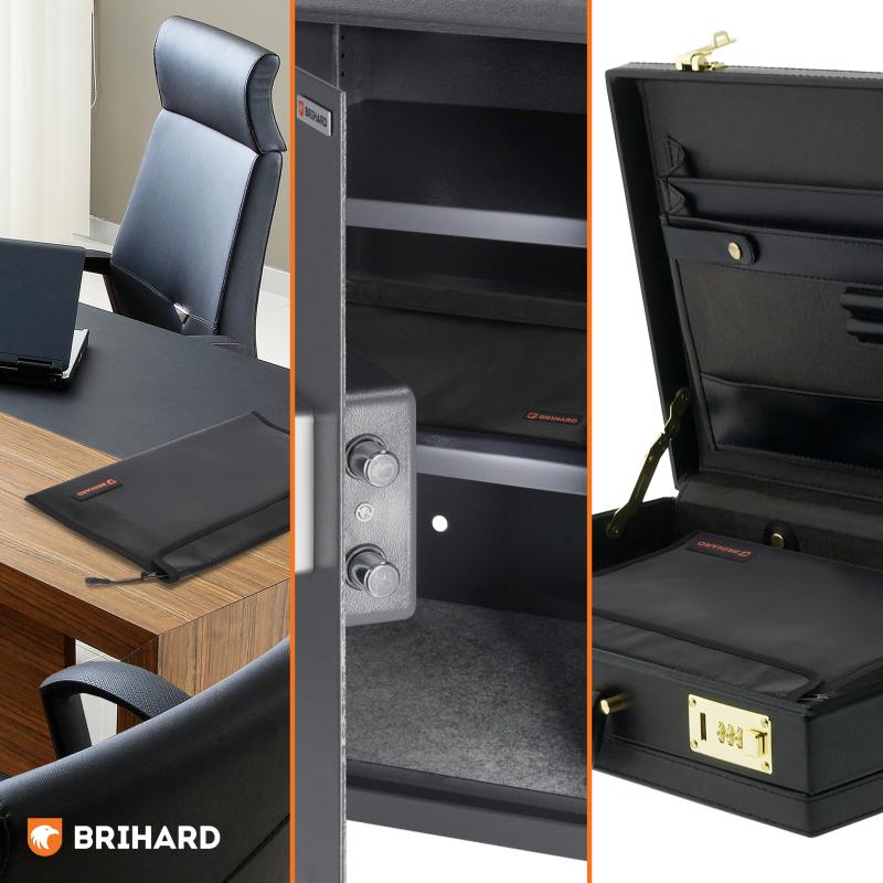 Brihard Fire Proof Documents Bag