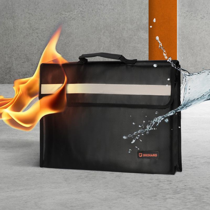 Brihard Fire Proof Documents Case