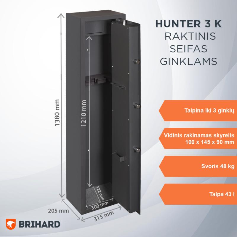 BRIHARD HUNTER 3 K 3 ieročiem