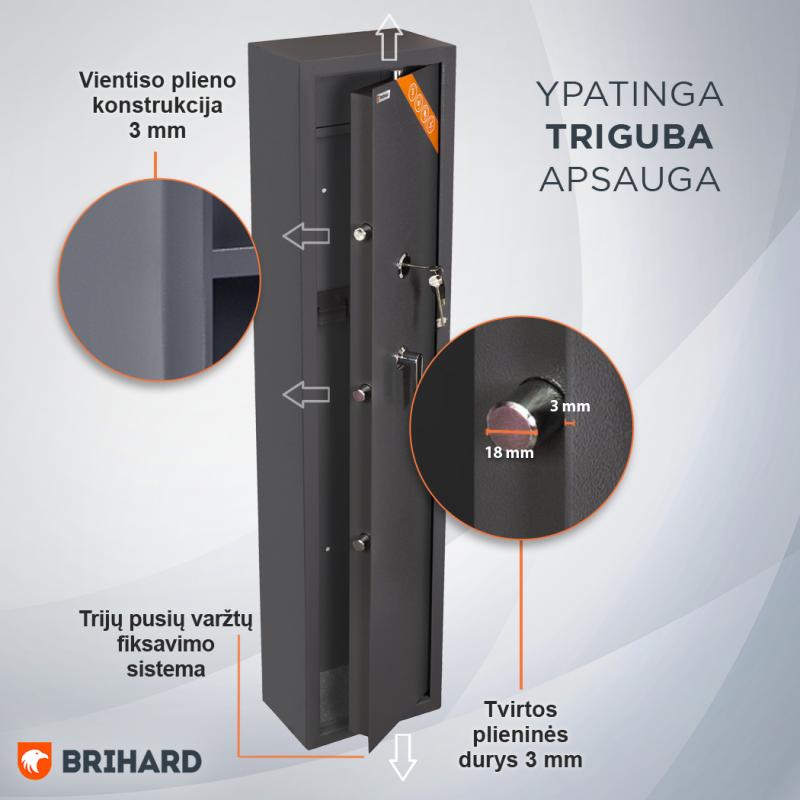 BRIHARD HUNTER 3 K 3 ieročiem
