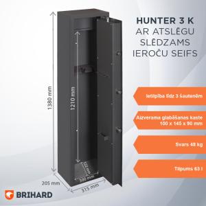 BRIHARD HUNTER 3 K 3 ieročiem