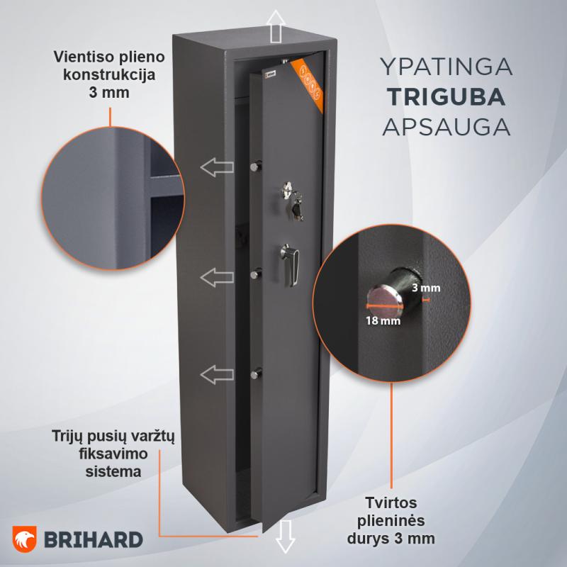 BRIHARD HUNTER 5 K 5 ieročiem