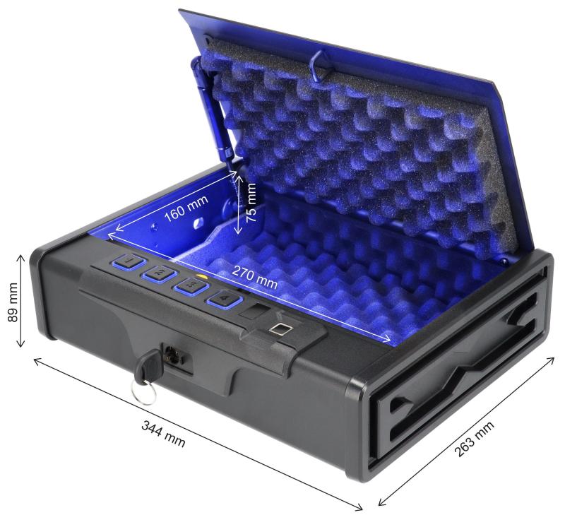 Brihard PORTABLE PISTOL BIOMETRIC