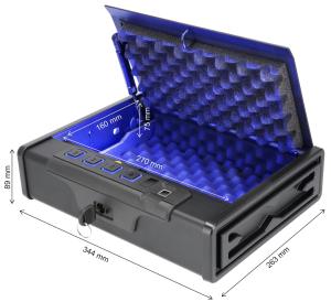 Brihard PORTABLE PISTOL BIOMETRIC