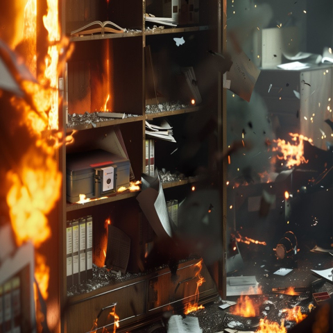 Brihard kaasaskantav tulekindel kast 2013 A5 K