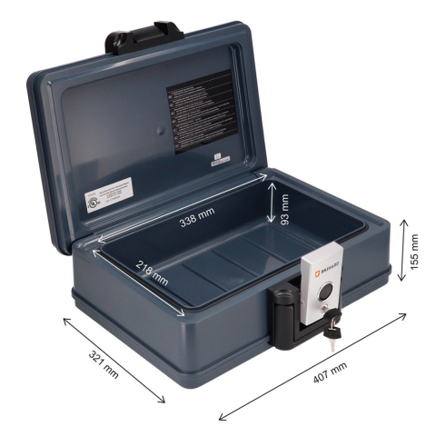 Brihard kaasaskantav tulekindel kast 2017 A4 K