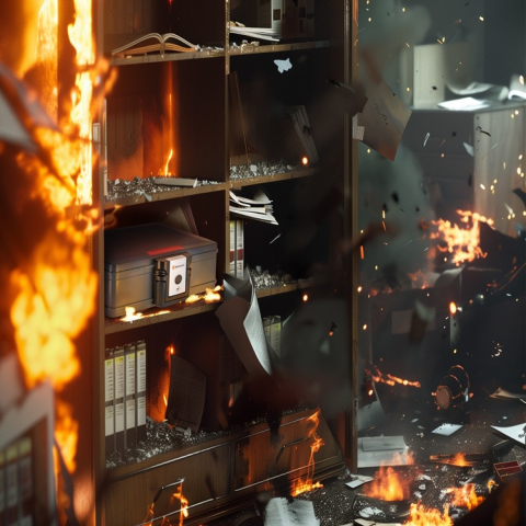 Brihard kaasaskantav tulekindel kast 2017 A4 K