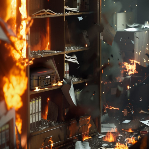 Brihard kaasaskantav tulekindel kast 2117N A5 C