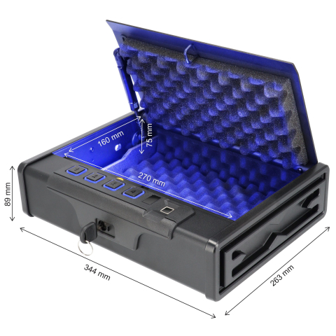 Brihard Kaasaskantav Biomeetriline Püstoliseif