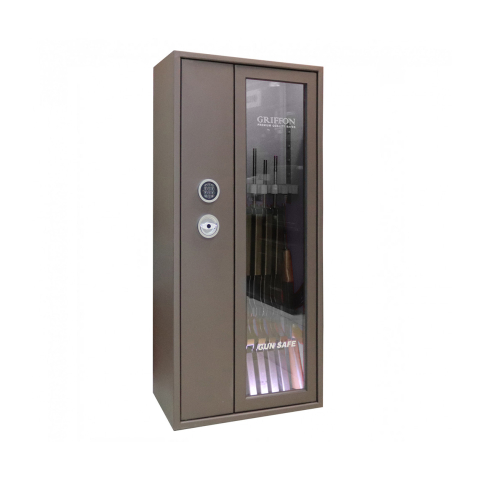 Griffon GG 700 E Brown luksuslik relvakapp vintpüssidele, püstolitele ja laskemoonale
