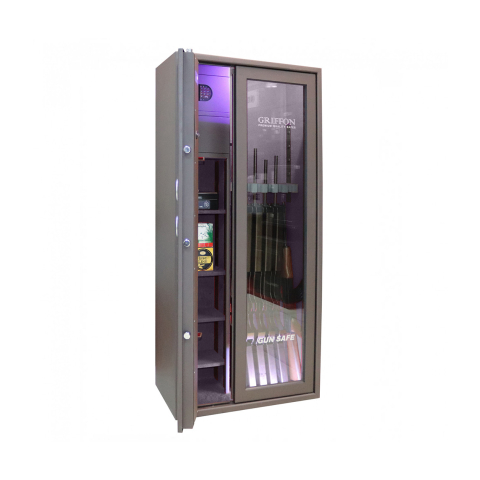 Griffon GG 700 E Brown luksuslik relvakapp vintpüssidele, püstolitele ja laskemoonale